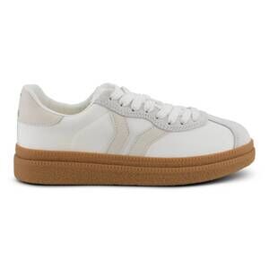 NEW C.O.B BY CULTURE OF BRAVE women's believe sneakers in off white